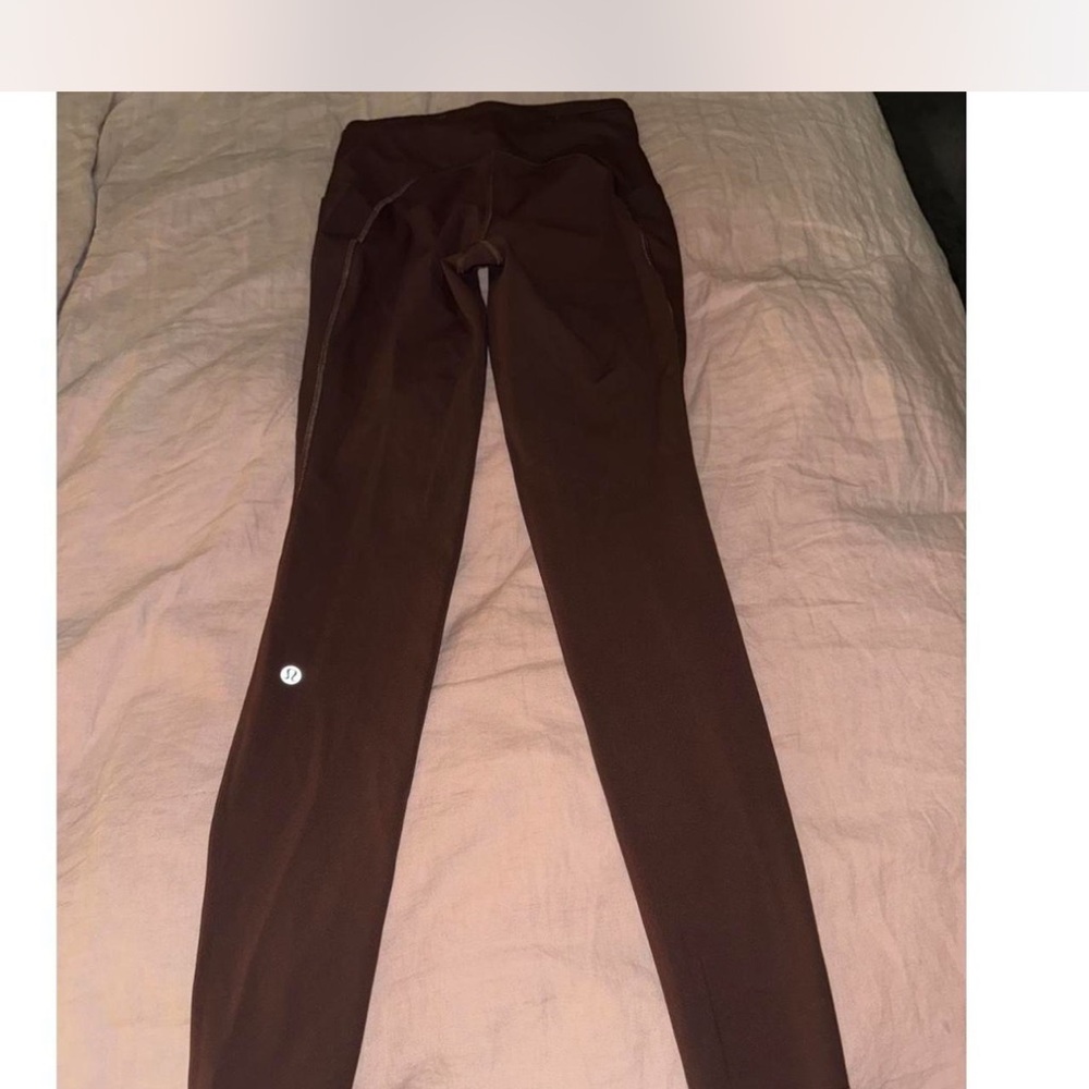 Brown lululemon long leggings